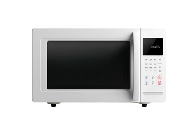 Modern Microwave Oven Isolated on Transparent Background