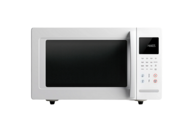 Modern Microwave Oven Isolated on Transparent Background