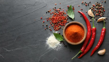 Wandcirkels plexiglas hot chili peppers © Ümit