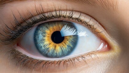 Fototapeta premium close up of a female eye