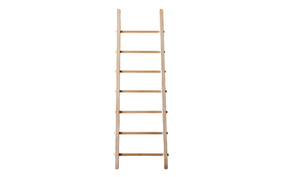 Heavy-Duty Extension Ladder Isolated on Transparent Background
