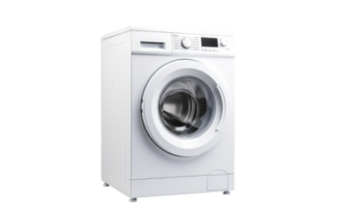 Automatic Washing Machine Isolated on Transparent Background