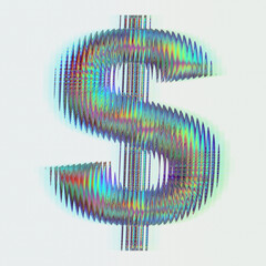 US-Dollar Symbol chromatisch