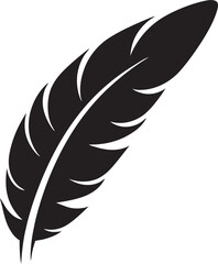 Feather Vector Logo Symbolic Minimalist Logo Craftsmanship Minimalist Feather Icon Vector Logo Design Excellence