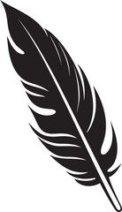 Minimalist Vector Emblem Crafting Feather Logo Icons Feather Vector Logo Streamlined Design Graphics
