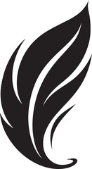 Feather Vector Logo Streamlined Design Graphics Simplistic Feather Icon Elegant Vector Logo Essence