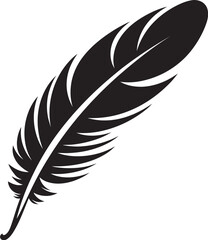 Feather Vector Emblem Stylish Logo Concept Modern Feather Graphic Minimalist Logo Inspiration