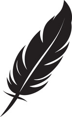 Vector Feather Logo Minimalistic Design Inspiration Clean Feather Icon Elegant Logo Concept