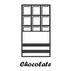 Chocolate icon in line style design. chocolate icon vector from holland collection. Thin line chocolate outline icon vector illustration. EPS file 256.