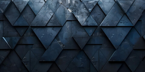 Black blue abstract modern background, generative ai