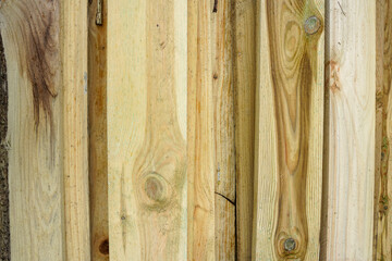 Wood texture background. Light brown planks theme. Wooden pattern.