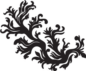 Seaweed Sketchbook Vector Graphics Illustrating Coastal Creativity Coastal Cartography Doodle Seaweed Vector Logo Mapping Seascapes