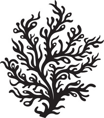 Marine Musings Vector Design with Doodle Seaweed Icon for Oceanic Inspiration Seaweed Sketchbook Doodle Seaweed Vector Graphics Inviting Creative Exploration