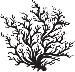 Seaworthy Scribbles Doodle Seaweed Vector Graphics Embarking on Maritime Adventures Ocean Odyssey Vector Logo with Doodle Seaweed Illustration for Seafaring Journeys