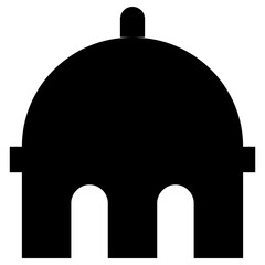 rotunda icon, simple vector design