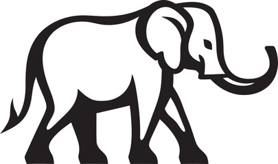 Elephant Aura Vector Design Capturing Aura and Majesty of Elephants Gentle Giant Vector Graphics Celebrating Gentleness and Strength of Elephants