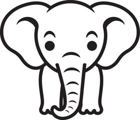 Timeless Tusks Vector Elephant Designs Echoing Timeless Beauty Serene Elephant Art Vector Graphics Reflecting Elephants Serenity