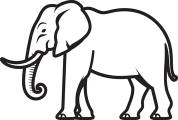 Elephant Legacy Vector Design Signifying the Timeless Legacy of Elephants Majestic Elephant Vector Graphics Displaying the Majestic Beauty of Elephants