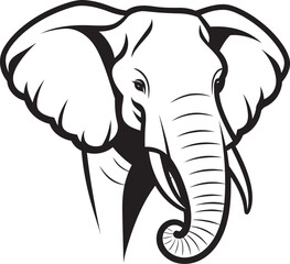 Elephant Icon Iconic Elephant Representation in Vector Illustration Elephant Legacy Vector Logo Symbolizing the Enduring Legacy of Elephants
