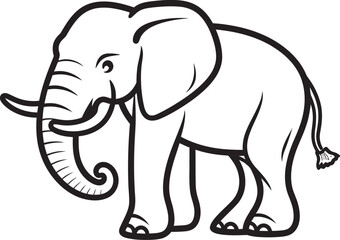 Elephant Legacy Vector Logo Symbolizing the Enduring Legacy of Elephants Elephant Essence Vector Design Reflecting the Essence of Elephants