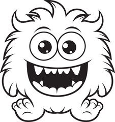 Heartwarming Monster Happenings Vector Graphics and Logo Ensemble Whimsical Monster Whispers Vector Logo and Design Showcase