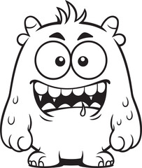 Serene Monster Soiree Vector Logo and Design Compilation Playful Monster Pathway Vector Graphics and Icon Assortment