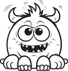 Heartwarming Monster Harbor Vector Logo and Design Assortment Enthusiastic Monster Escapade Vector Graphics and Iconography Collection