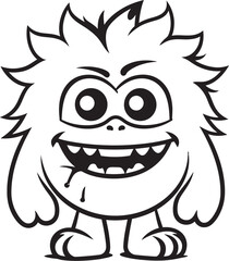 Radiant Monster Rhapsody Vector Graphics Celebrating Cute Creatures Emotions Cheerful Monster Carousel Vector Designs Depicting Emotional Monsters