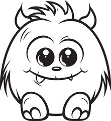Gleeful Monster Gala Vector Logo and Design Assortment Radiant Monster Rhapsody Vector Graphics Celebrating Cute Creatures Emotions