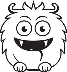 Heartfelt Monster Harbor Vector Logo and Design Compilation Enchanted Monster Euphoria Vector Graphics and Icon Assortment