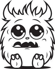 Playful Pursuits Emotional Cartoon Monster Vector Logo and Design Showcase Serene Sagas Cute Monster Vector Graphics and Icon Ensemble