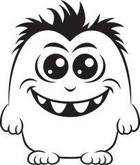 Lovable Monster Lineup Vector Logo and Graphics Compilation Joyful Monster Jamboree Vector Designs for Adorable Creatures