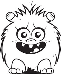 Enchanting Monster Medley Vector Graphics and Logo Ensemble Lovable Monster Lineup Vector Logo and Graphics Compilation