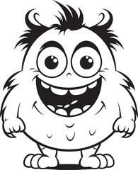 Charming Creature Companions Vector Graphics and Logo Assortment Cheerful Monster Crew Vector Designs Celebrating Cute Cartoon Monsters