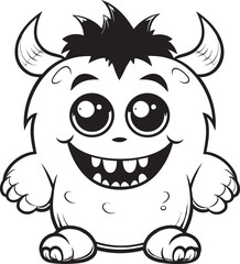 Vibrant Monster Village Vector Graphics and Logo Assortment Magical Monster Moments Vector Logo and Design Showcase