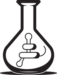 Flask Fantasia Erlenmeyer Bottle Vector Icon and Design Collection Chemistry Chronicles Erlenmeyer Flask Vector Graphics and Logo Showcase