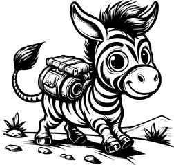 Zoomy Zonkey Cartoon icon 4