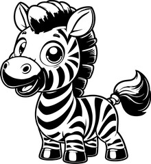 Zippy Zebra Cartoon icon 11