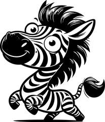 Zany Zebra Cartoon icon 13
