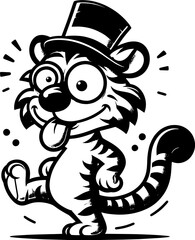 Zany Tiger Cartoon icon 1