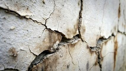 Vintage Grunge Crack Cement Wall Texture 