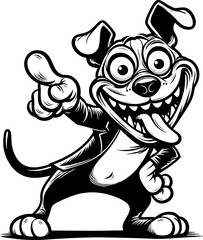 Zany Pit bull Cartoon icon 8