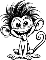 Zany Monkey Cartoon icon 8