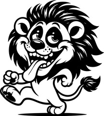 Zany Lion Cartoon icon 15