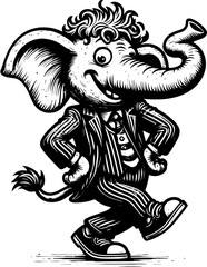 Zany Elephant Cartoon icon 8