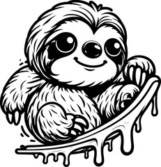 Slippy Sloth Cartoon icon 5