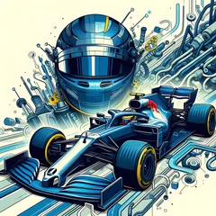 Poster formula 1 car © saad
