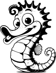 Silly Seahorse Cartoon icon 9