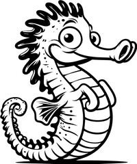 Silly Seahorse Cartoon icon 8