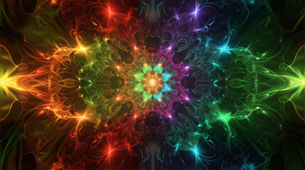 Abstract fractal. Fractal art background for creative design. Decoration for wallpaper, desktop, poster, cover booklet. Print for clothes, t-shirt. Creative illustration for design